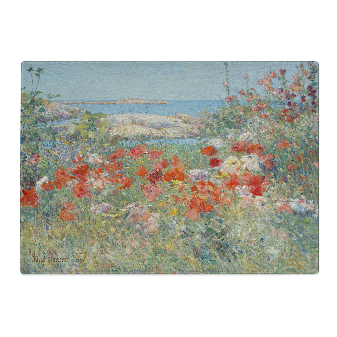 Celia Thaxters Garden by Childe Hassam Chopping Board