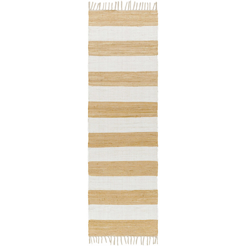 Andreea Cotton Striped Indoor Rug, Runner 2'6" x 8'