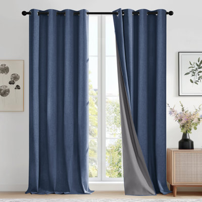 Ipswich Blackout Thermal Grommet Curtain Panels