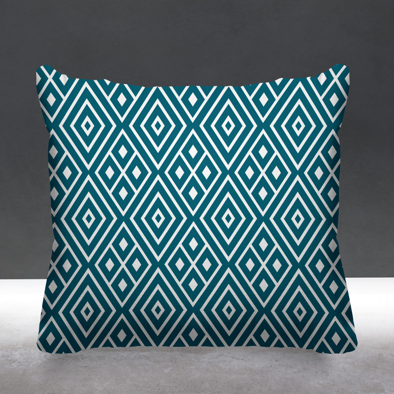 Housse et insert de coussin carré extérieur Aima, L 19 po x H 19 po, H 15 po x l 15 po