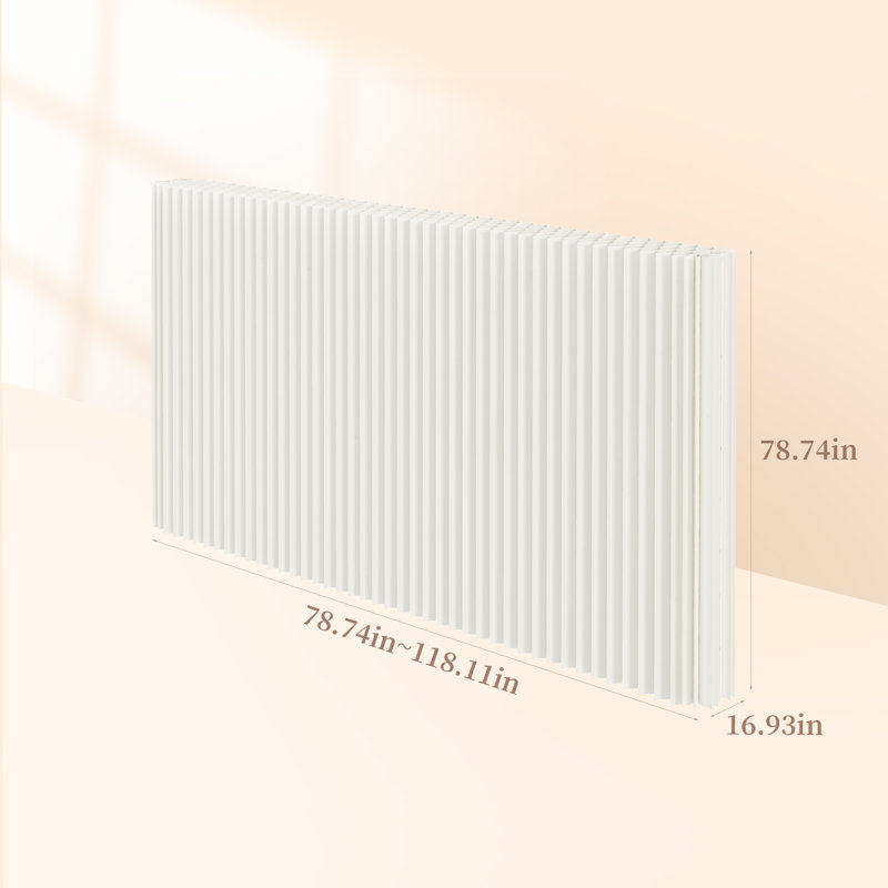 Paravent pliable en papier, cloison accordéon, mur décoratif autoportant pour la maison, le bureau, les expositions