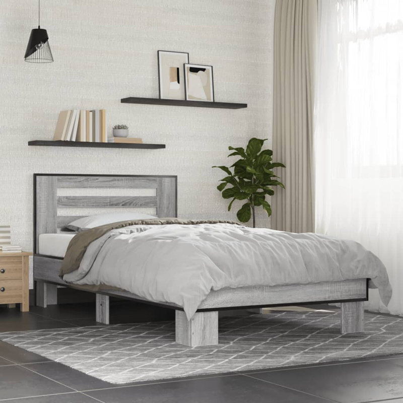 Olgun Bed, Small Single (2'6), Black