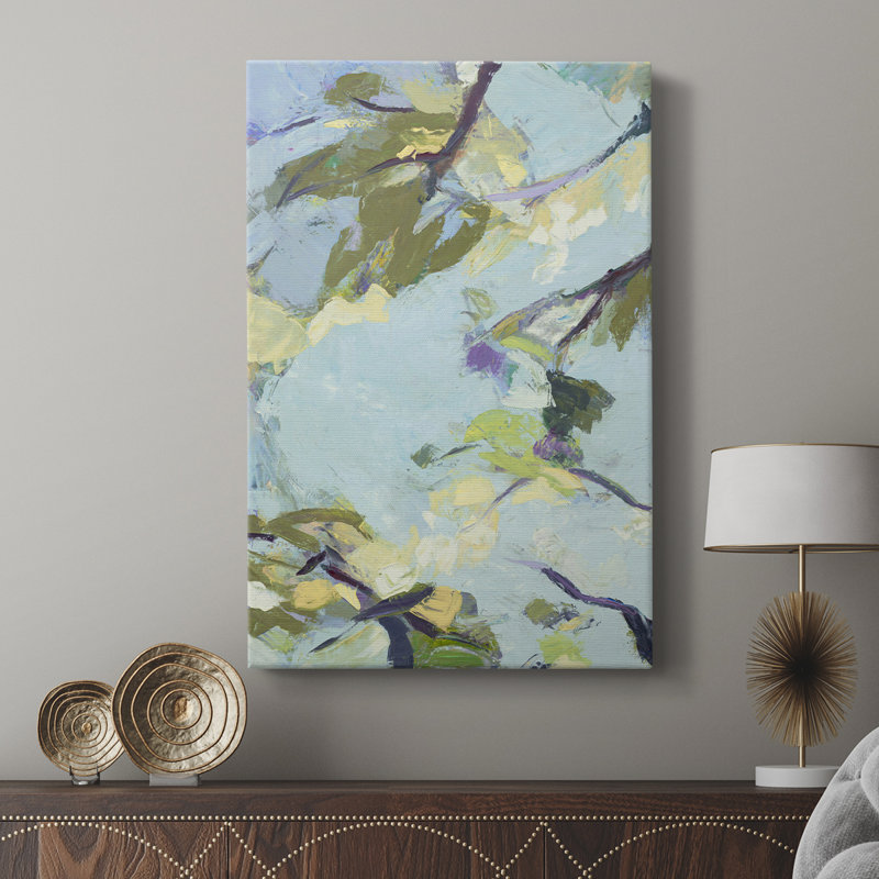 Ciel turquoise - galerie Cavas sur mesure, H 18 po x l 12 po