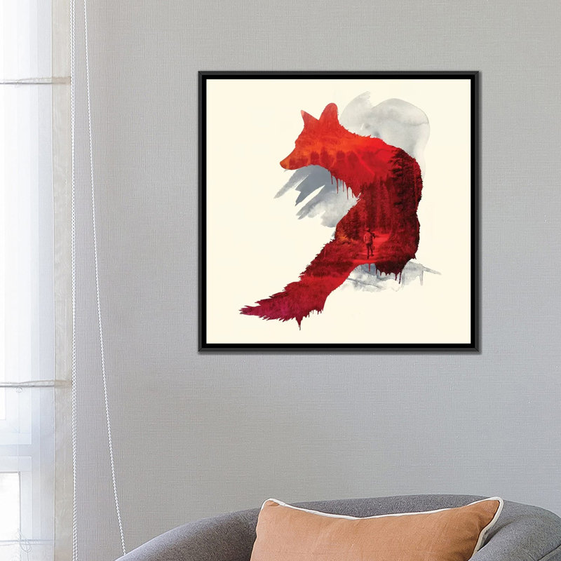 « mauvaises souvenirs », reproduction sur toile, H 18 po x l 18 po x P 1,5 po, Toile avec cadre noir