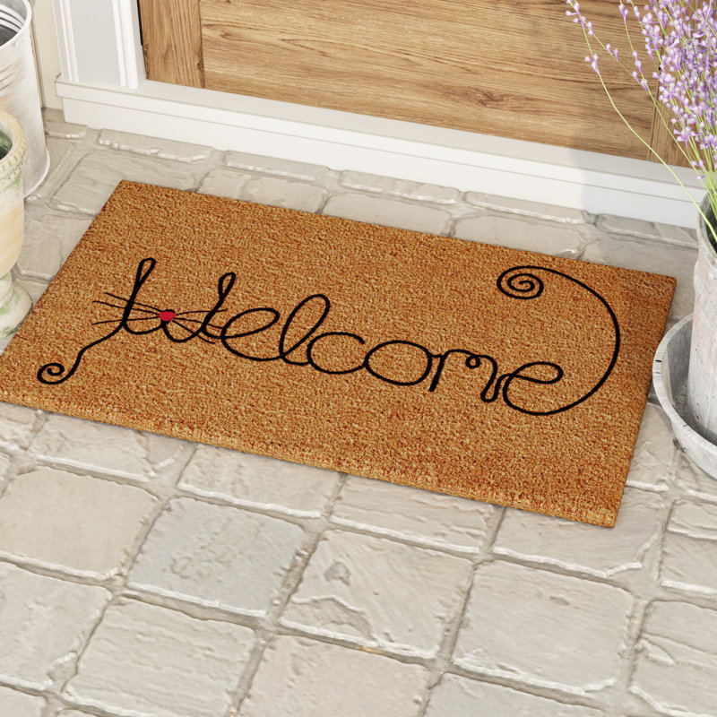 Bowlin Non-Slip Outdoor Doormat, Rectangle 1'4" x 2'4"