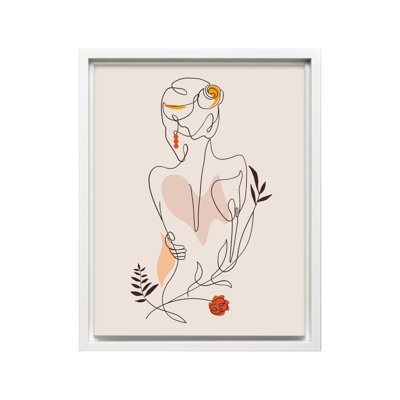 Boho Lady Outline No1