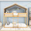 Lit superposé simple en bois avec tente Deller-1105698474