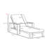 Chaise longue d'extérieur en métal Hoyt-460084292-534516076