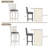 Swivel Upholstered Stool with Solid Wood Frame-1890804276-1890804274