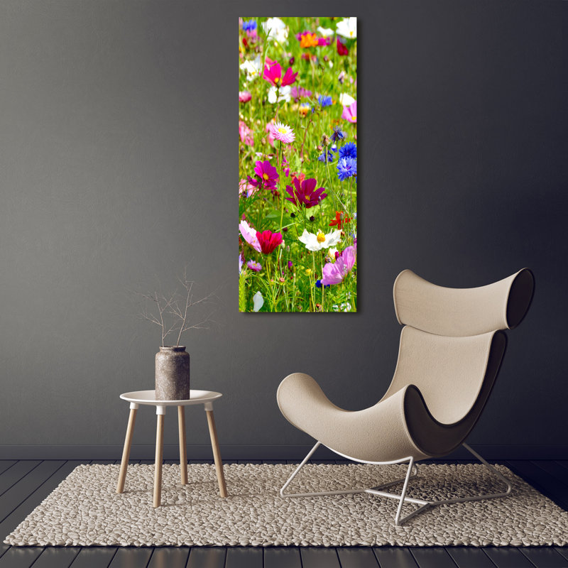 Field Flowers - Wrapped Canvas Print