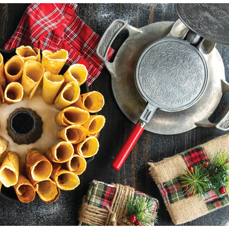 Nordic Ware International Specialties Norwegian Krumkake and Pizzelle Iron