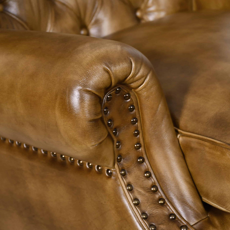 Baltz Upholstered Armchair, Tan