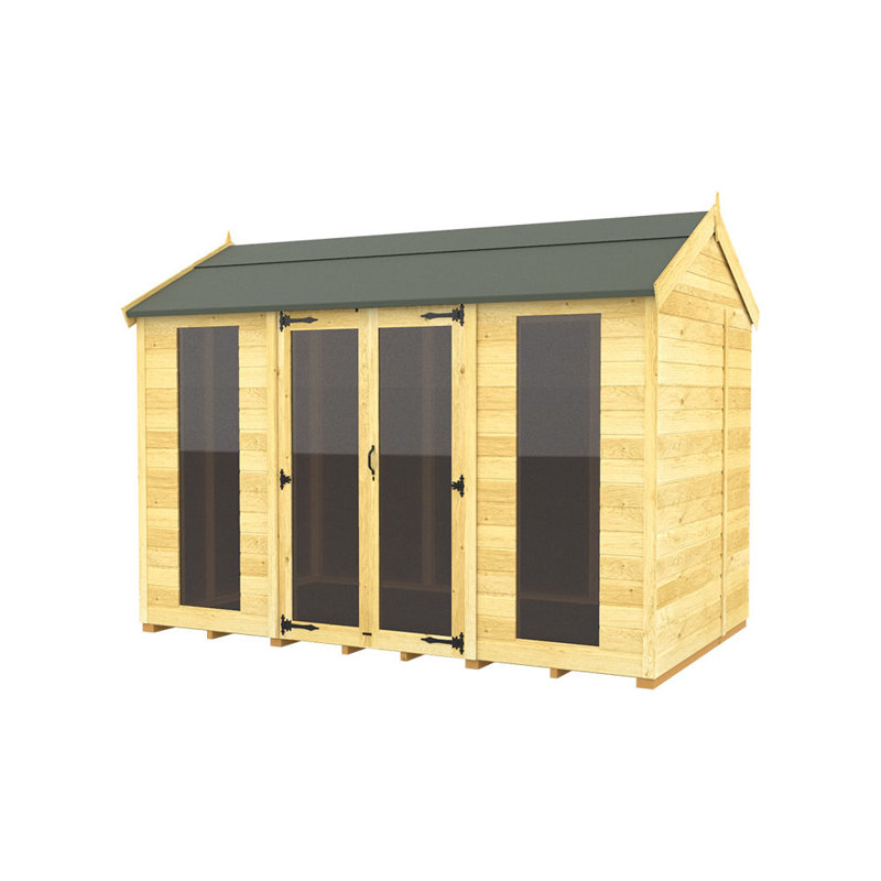 7ft x 10ft Apex Summer House (Full Height Window)