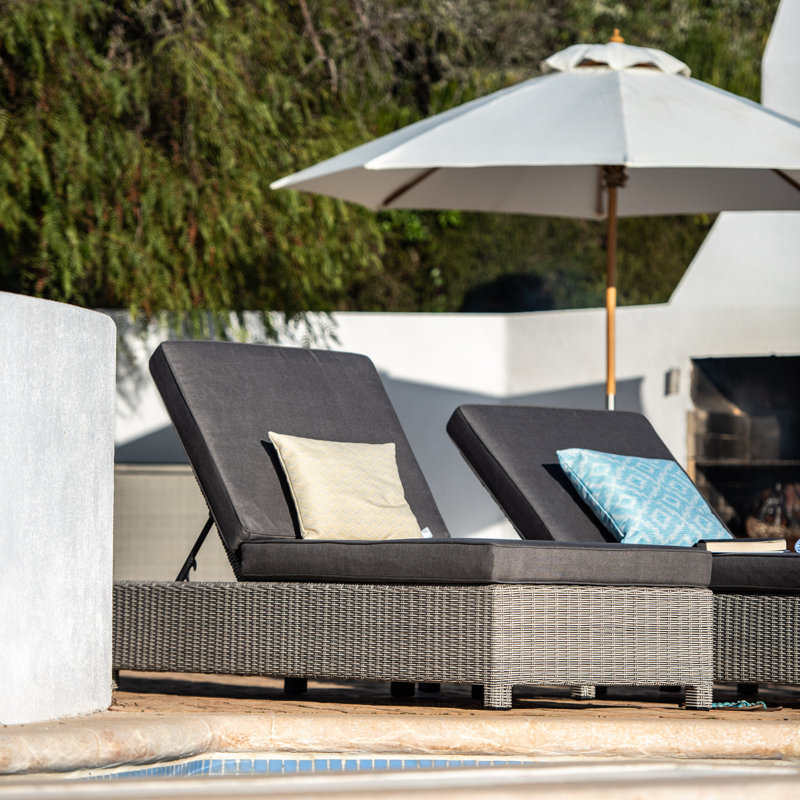 Sofia Sunlounger set with Side Table