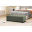 Repose-pieds rectangulaire en tissu 50 po-322722472