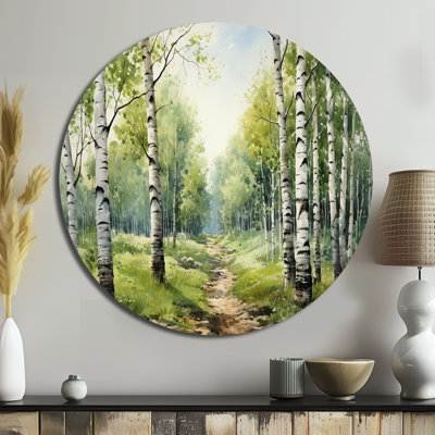 Guerline - Floral Round Metal Art