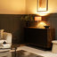 Dadiva Brushed Chrome Stem Table Lamp with Velvet Reni Shade-438168487-412353863-412353861