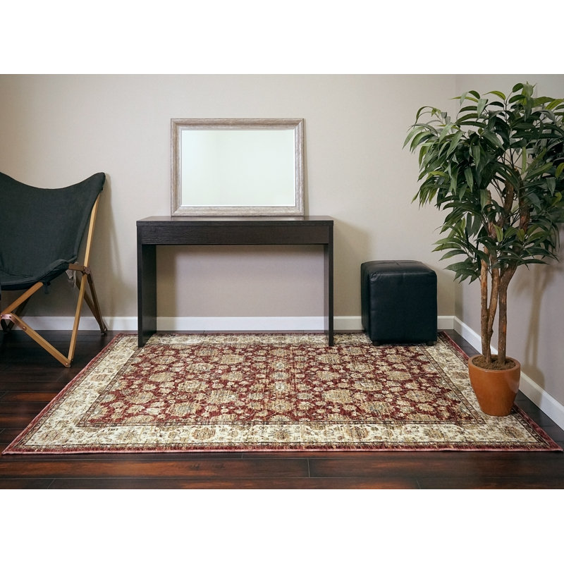 Ngo Oriental Indoor Rug, Rectangle 3'6" x 5'6"