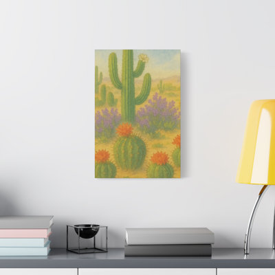 Aaroon Single Picture Frame Print on Canvas