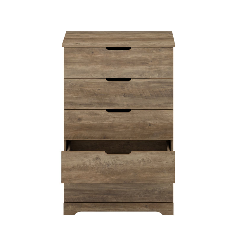 Commode 5 tiroirs l 31,5 po Aroob, Chêne noueux