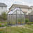 Palram - Canopia Mythos 6' W x 10' D Walk-In Hobby Twin Wall Polycarbonate Aluminum Frame Greenhouse Kit with Roof Vent - Gray-349643237-278146429