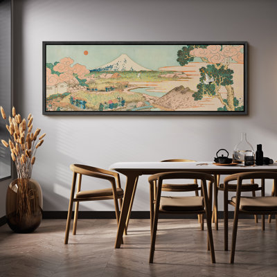 Japanese Style Countryside Artwork, Rustic Harvest Wall Pictures, Giclee Canvas Digital Print Extra Large Framed Wall Art