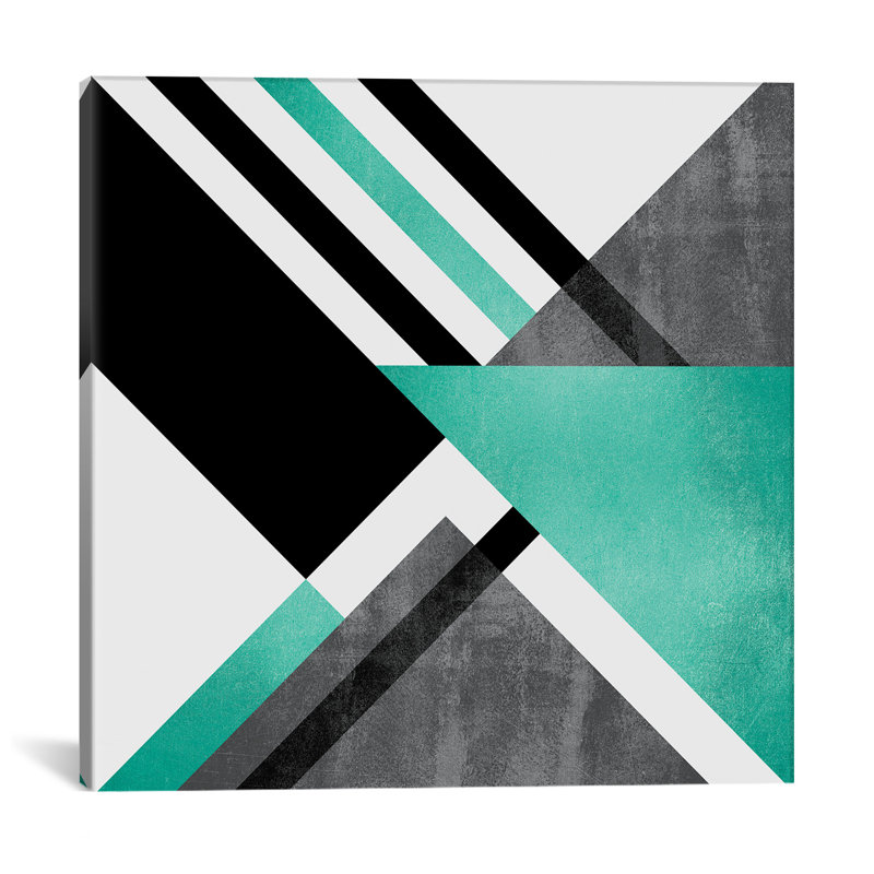 « folds », impression sur toile tendue, H 12 po x l 12 po x P 0,75 po