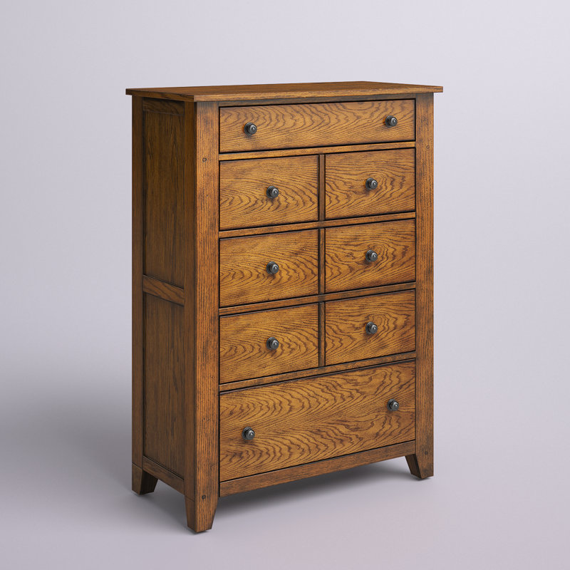 Commode 5 tiroirs Oconee Cabin, Marron clair