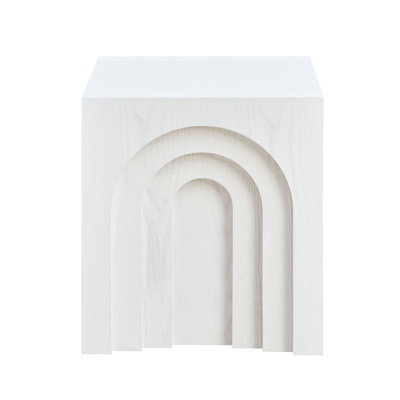 Petite table d'appoint carrée 15,74 po