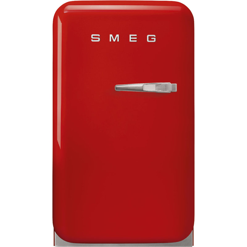 SMEG Style rétro des années 50 Mini réfrigérateur autoportant, Gauche, Rouge