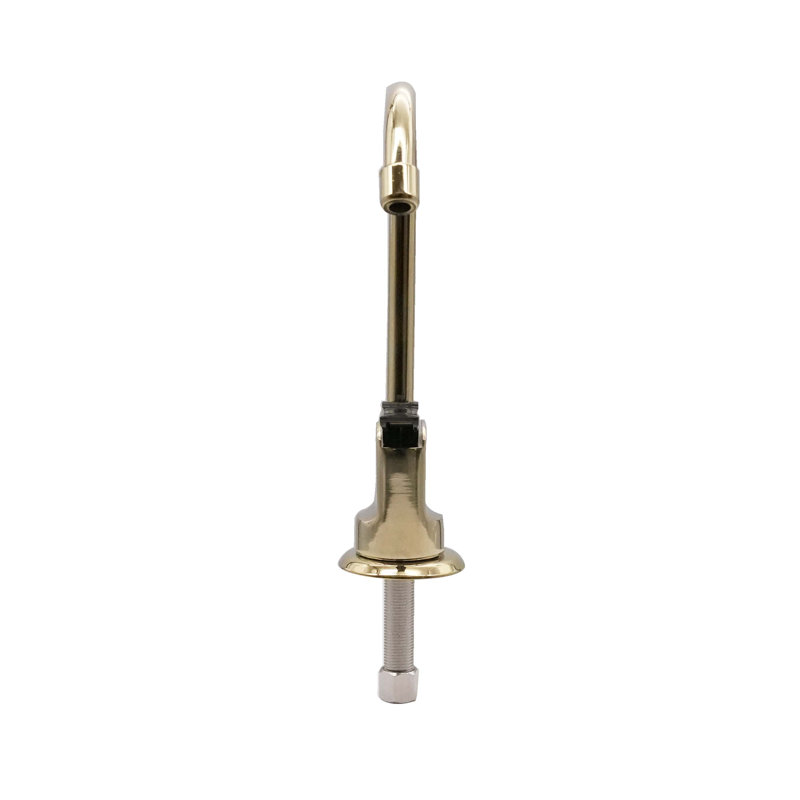 Robinet distributeur d'eau froide 6 "Touch-Flo, Laiton poli par dépôt physique en phase vapeur