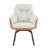 17.7"H Modern Two-Tone Upholstered Swivel Dining Armchair-543018626