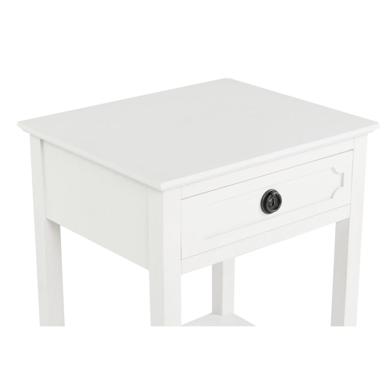 48cm W Manufactured Wood Bedside Table