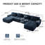 Canapé modulaire en velours côtelé - Conception ergonomique incurvée, configuration simple, utilisation toutes saisons-859227249-859227254