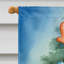 Drapeau de Noël maison de renne-112702333