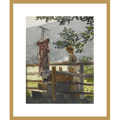 Spring by Winslow Homer -Framed Giclee Print