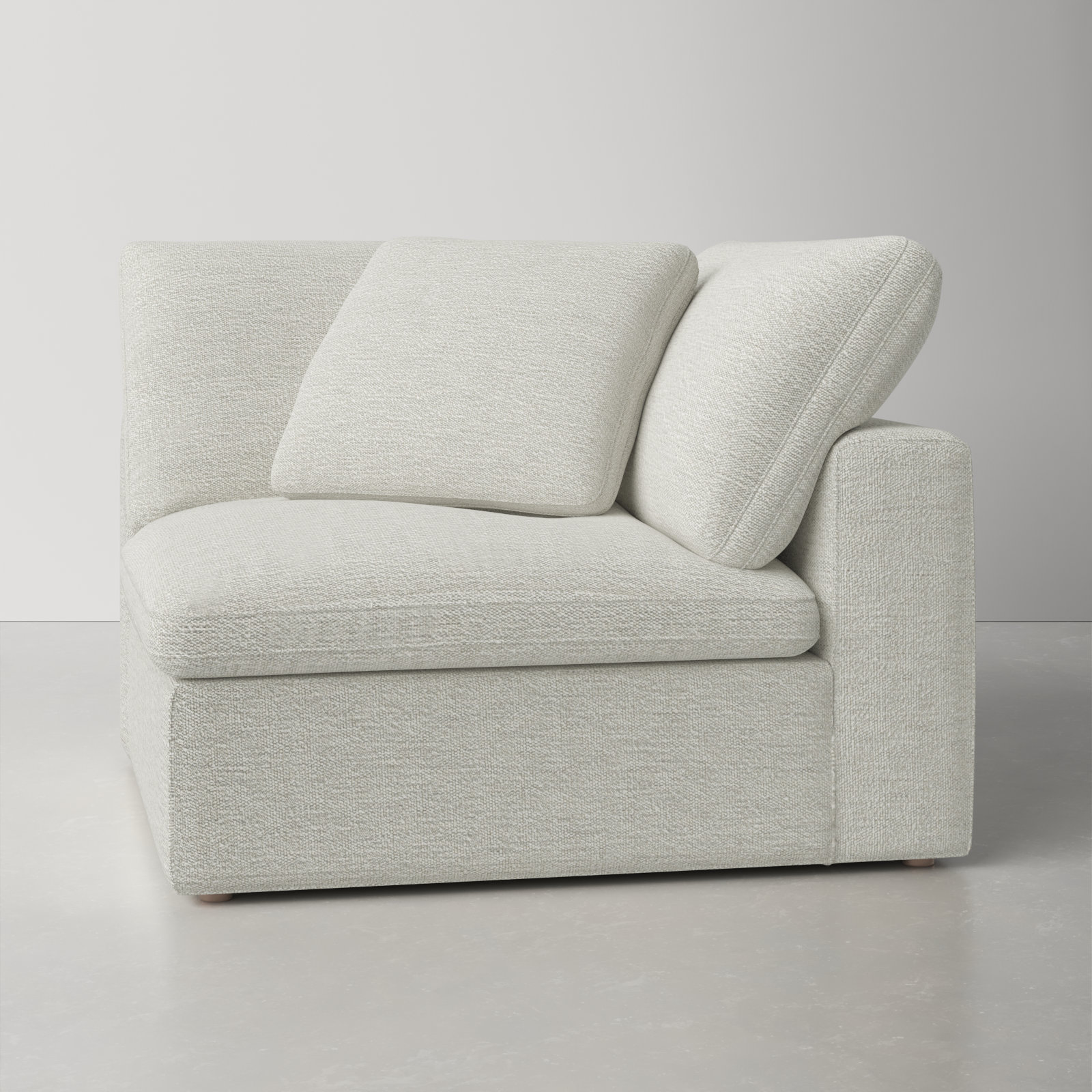 Tila Upholstered Accent Chair, Light Gray Livesmart®