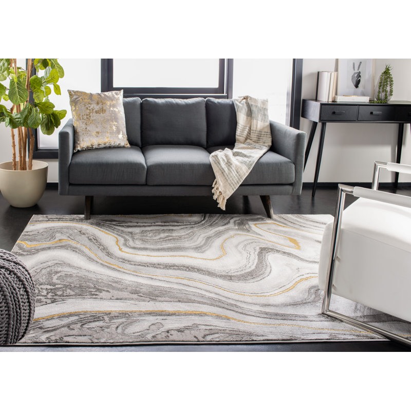 Aaralyn Abstract Area Rug, Rectangle 122 x 183 cm