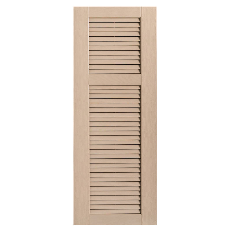 Paire de volets à persienne droite, 32 po, Grès, 18 po