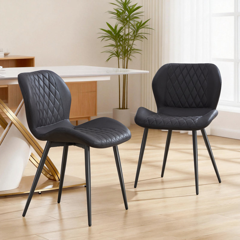 46cm H Dining Chair, Black