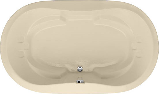 Savannah 66'' L Soaking Bathtub, Bone, White