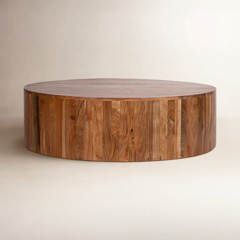 Table basse Lunette, Acacia naturel