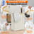 Extra Large 2 Section Dirty Clothes Laundry Basket with Lid, Dirty Clothes Hampers with Removable Bags-395000425