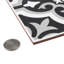 Carreau de céramique à motif pour mur et plancher 8 po x 8 po Dosbraga