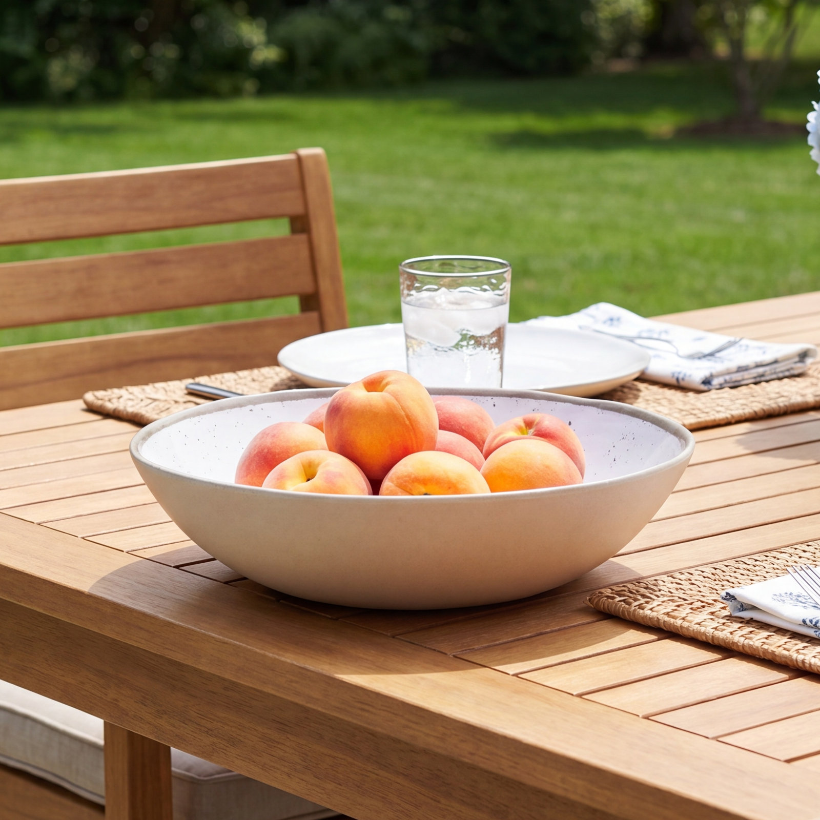 Laya Melamine Serving Bowl