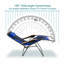 Chaise inclinable zéro gravité avec coussin-58323620