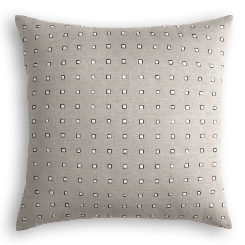 Stud Muffin Square Pillow Cover & Insert, 16" x 16", Black