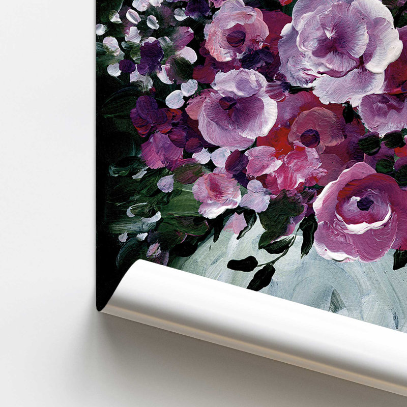 «Evening Bouquet Elegance I Print» , Sans cadre, H 16 po x l 12 po