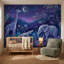 Mur de nuit avec constellations d'animaux fantaisistes-1911847672-1911847673