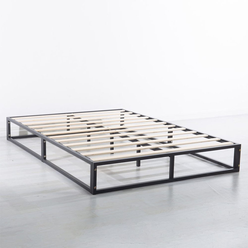 Linen Bed Frame With Headboard, Beige, Double (4'6)